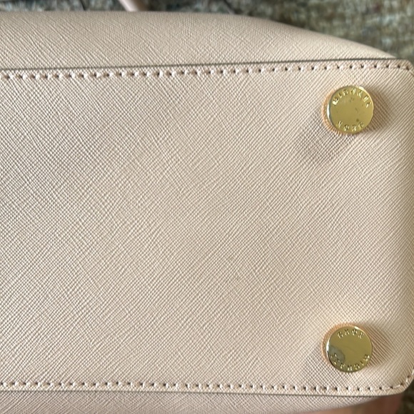 MK Michael Kors Florence Ballet Pink Medium Leather Satchel - Picture 8 of 15